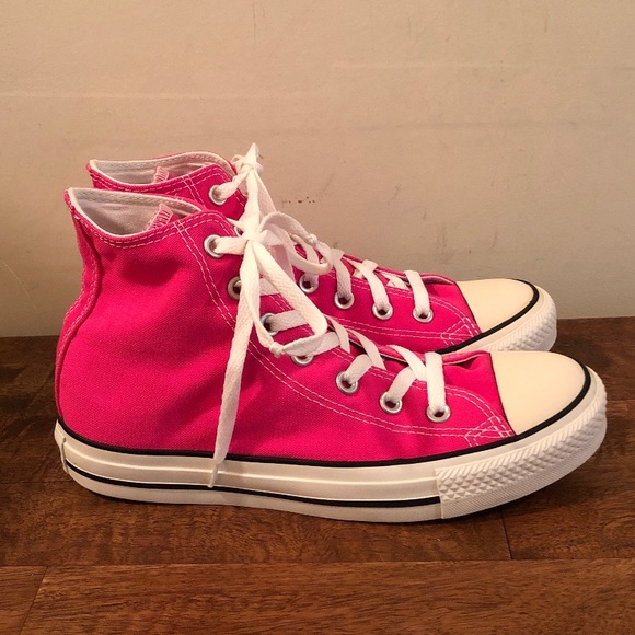 hot pink chuck taylors